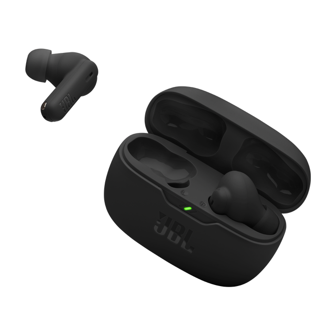 JBL Wave Beam 2 - Black - True Wireless Noise Cancelling Earbuds - Detailshot 2 image number null